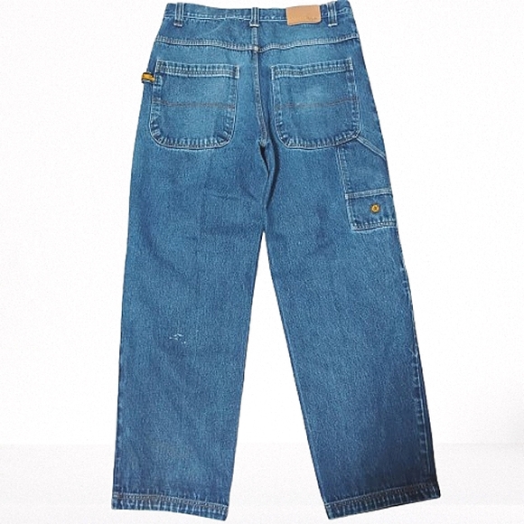 Y2K Baggy Carpenter Denim Jeans DNM Denim Attitude Hip Hop 37x32 Skater Urban - Picture 16 of 16